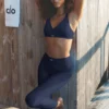 High-Waist Airlift Legging van topkwaliteit – marineblauw