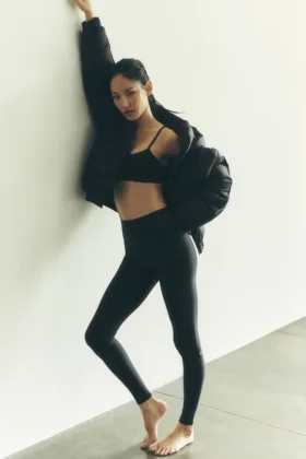 High-Waist Airlift Legging - Zwart