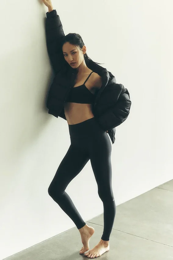 High-Waist Airlift Legging - Zwart