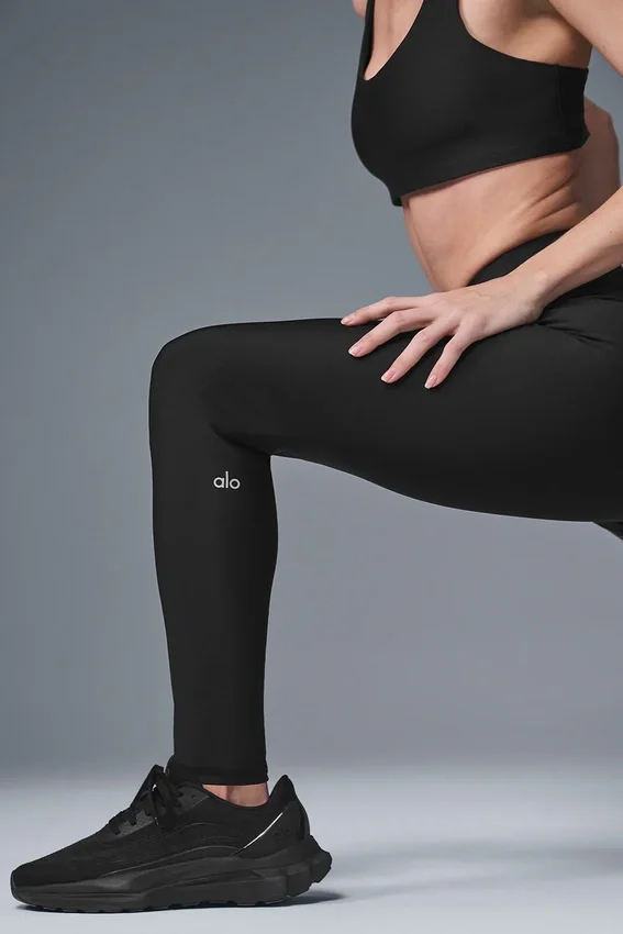 High-Waist Airlift Legging - Zwart
