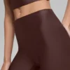High-Waist Airlift strakke legging - Brownstone