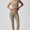 Airlift Super Sleek Bra Tank - Gravel