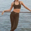 High-Waist Airlift Suit Up Leggings - Espresso