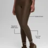 High-Waist Airlift Suit Up Leggings - Espresso