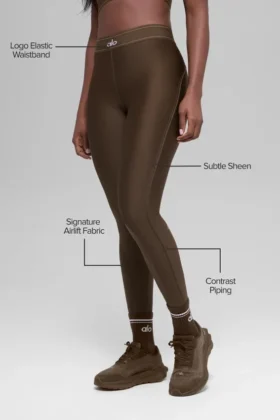 High-Waist Airlift Suit Up Leggings – Espresso