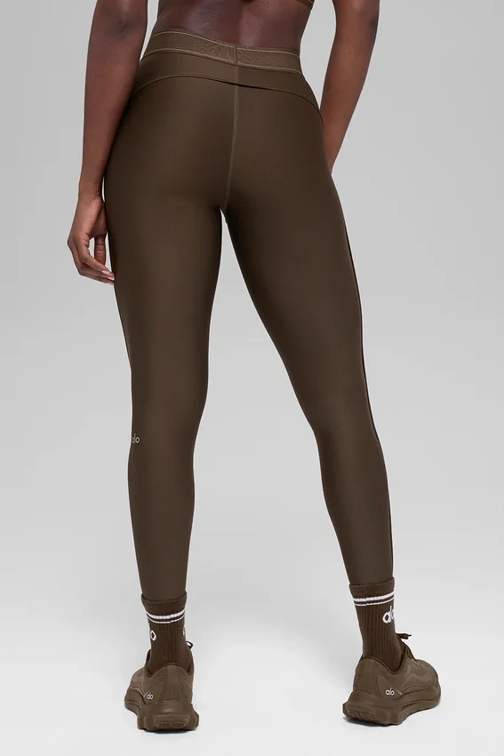High-Waist Airlift Suit Up Leggings - Espresso