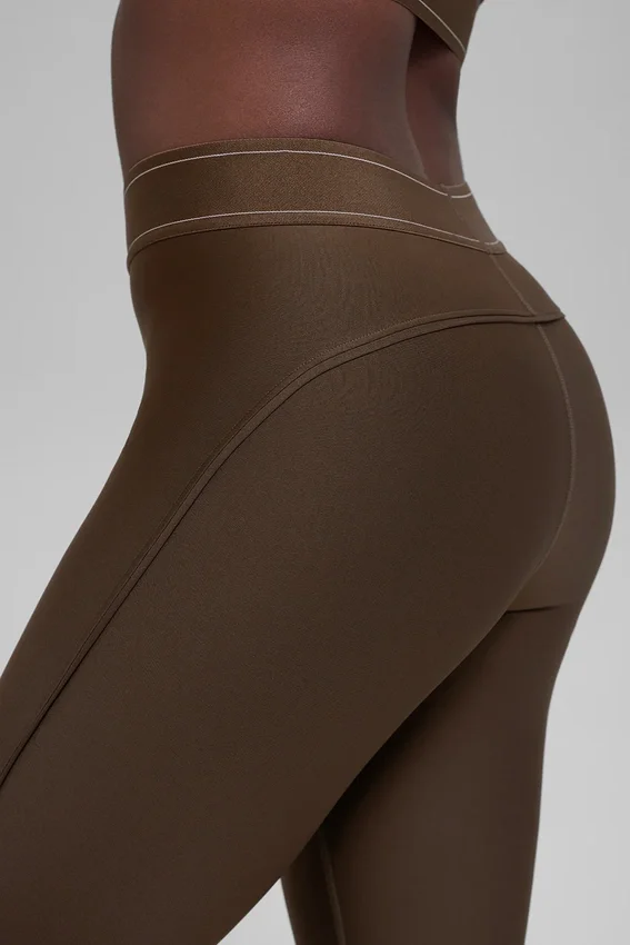 High-Waist Airlift Suit Up Leggings - Espresso
