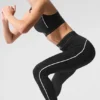 High-Waist Airlift Suit Up Leggings - Zwart/Wit
