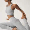 High-Waist Alosoft Lounge Legging - Athletic Heather Grey