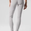 High-Waist Alosoft Sunray Legging - Grey Sky Wash