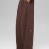 High-Waist Dreamscape-broek (lang) - Brownstone