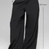 High-Waist Dreamscape-broek (lang) - Zwart