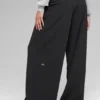 High-Waist Dreamscape-broek (lang) - Zwart