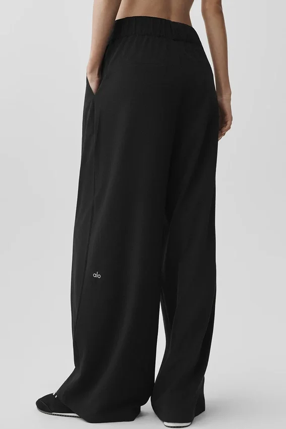 High-Waist Dreamscape-broek (Regular) - Zwart