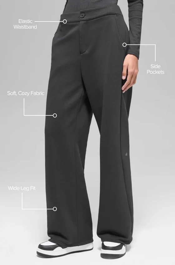 High-Waist Joggingbroek - Anthracite