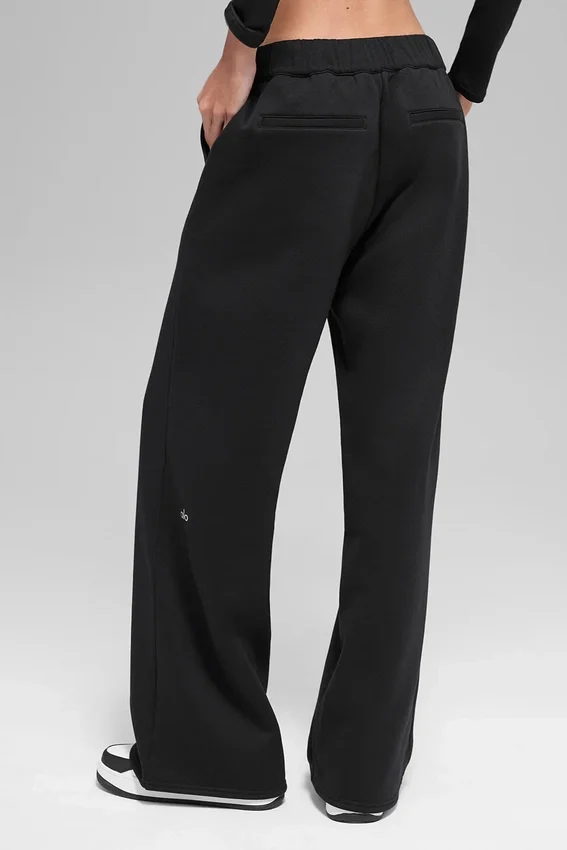 High-Waist Joggingbroek – Zwart