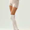 High-Waist kasjmier-korte broek - Oat Heather