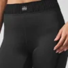 High-Waist Line-up Capri - Zwart