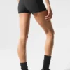High-Waist Line-up Korte broek - Zwart