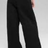 High-Waist Main Character Wide Leg Trouser - Zwart