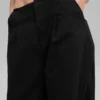High-Waist Main Character Wide Leg Trouser - Zwart