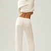 High-Waist Northstar Straight Leg Pant – ivoor