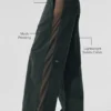 High-Waist Origin Wide Leg Track Pant - antracietgroen