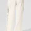 High-Waist Origin Wide Leg Track Pant - ivoor