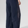 High-Waist Origin Wide Leg Track Pant - marineblauw/zwart