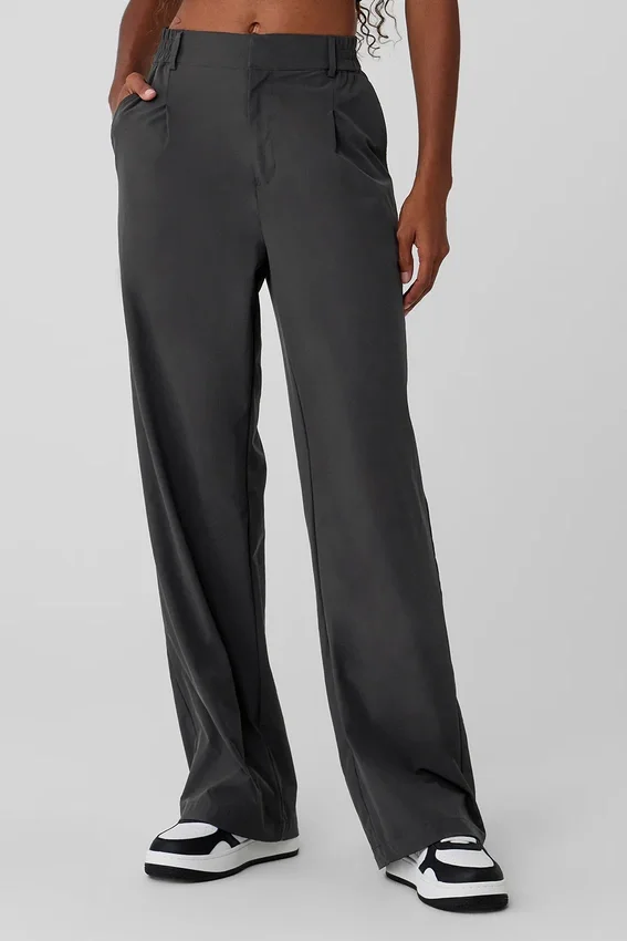 High-Waist Pursuit Trouser - Antraciet