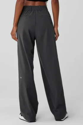 High-Waist Pursuit Trouser – Antraciet