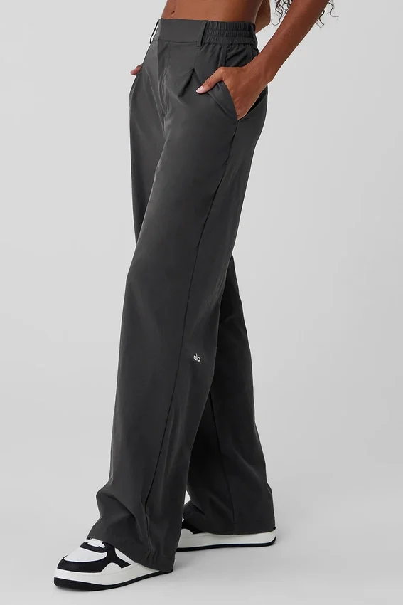 High-Waist Pursuit Trouser - Antraciet