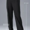 High-Waist Pursuit Trouser (Long) - Zwart