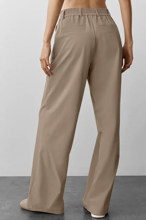 High-Waist Pursuit Trouser (Regular) - Gravel