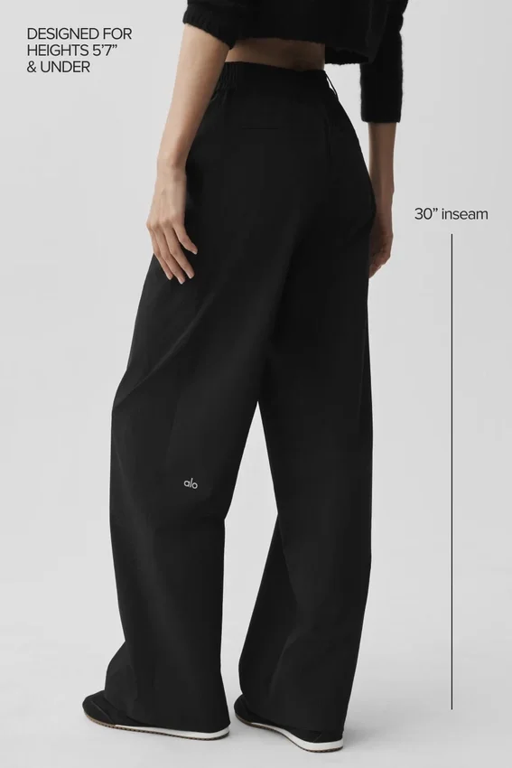 High-Waist Pursuit Trouser (Regular) - Zwart