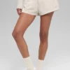 High-Waist Socialite-korte broek – Bone