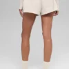 High-Waist Socialite-korte broek – Bone
