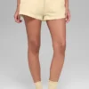 High-Waist Socialite-korte broek - Candlelight Yellow