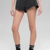High-Waist Socialite-korte broek - Zwart
