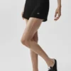High-Waist-trui met korte broek – Zwart