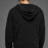 Hoodie met gestructureerd breiwerk - Black