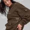 Hoodie met krijtstreep - Espresso-krijtstreep