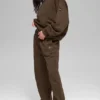 Hoodie met krijtstreep - Espresso-krijtstreep