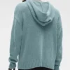 Hoodie van gebreide stof met textuur - Desert Sage
