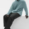 Hoodie van gebreide stof met textuur - Desert Sage