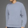Hoodie van gebreide stof met textuur - Winter Frost