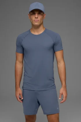 Idol T-shirt met ronde hals en korte mouwen – Bluestone