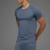 Idol T-shirt met ronde hals en korte mouwen - Bluestone
