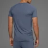 Idol T-shirt met ronde hals en korte mouwen - Bluestone