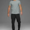 Idol T-shirt met ronde hals en korte mouwen - Lunar Grey